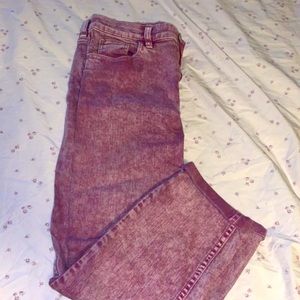 Purple acid wash BDG jeans